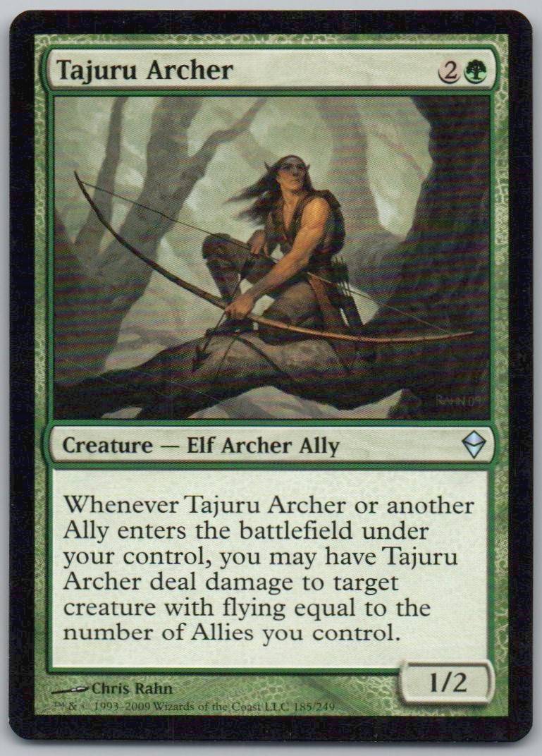 Tajuru Archer 185 Normal Creature Card - Zendikar
