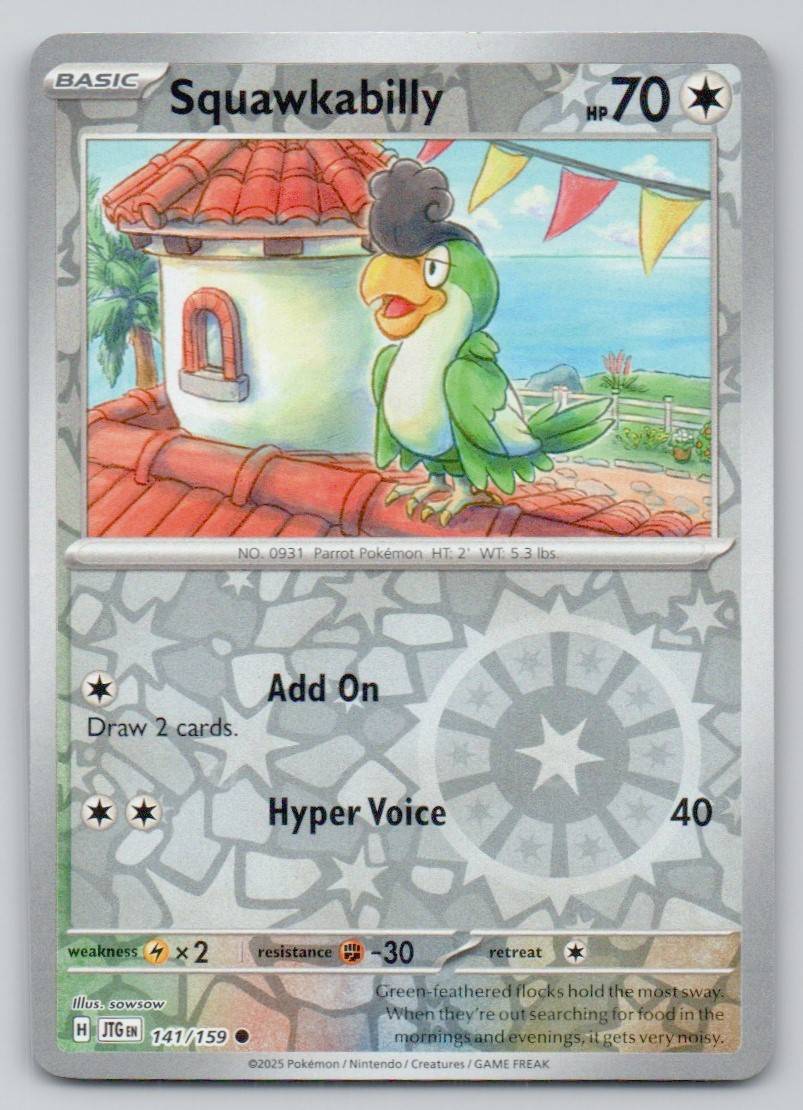 Squawkabilly 141 REV Card - Journey Together