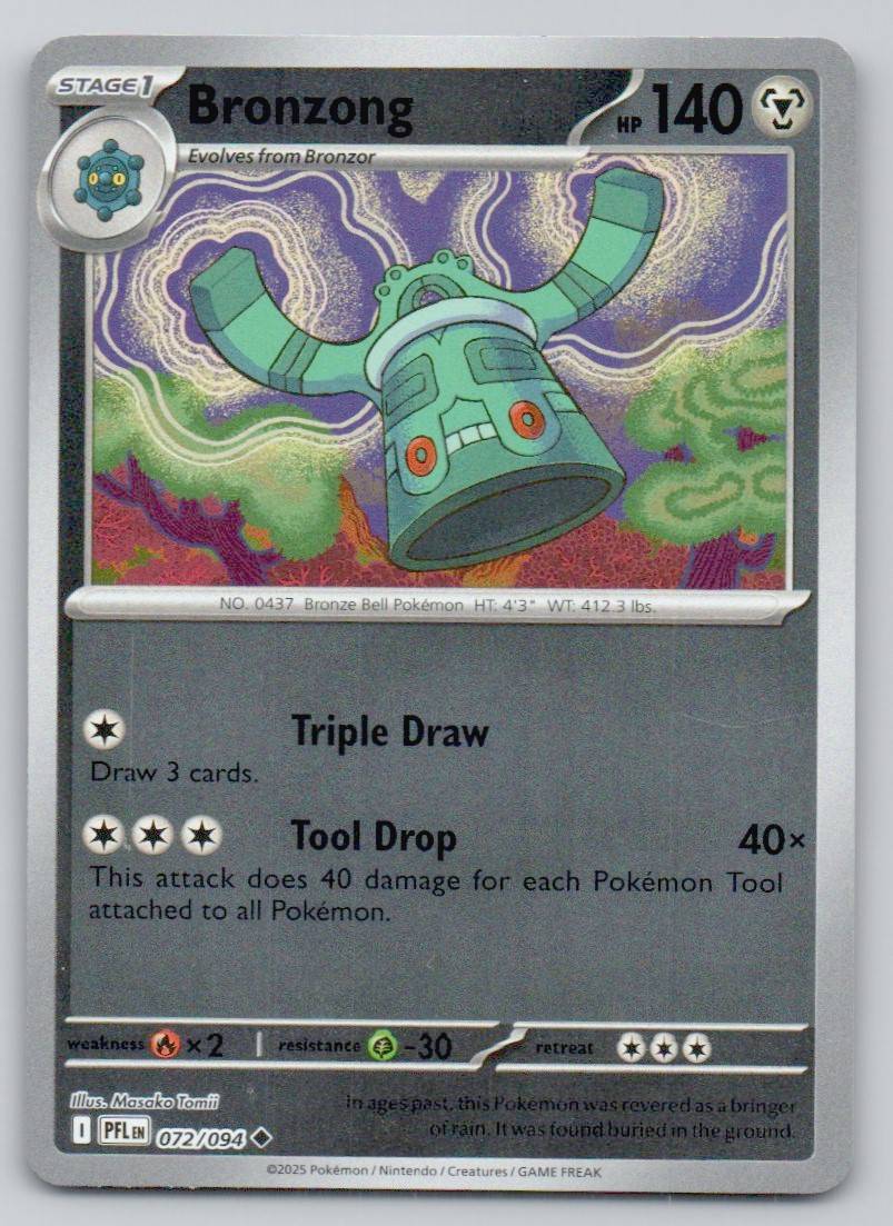 Bronzong 072 REV Card - Phantasmal Flames