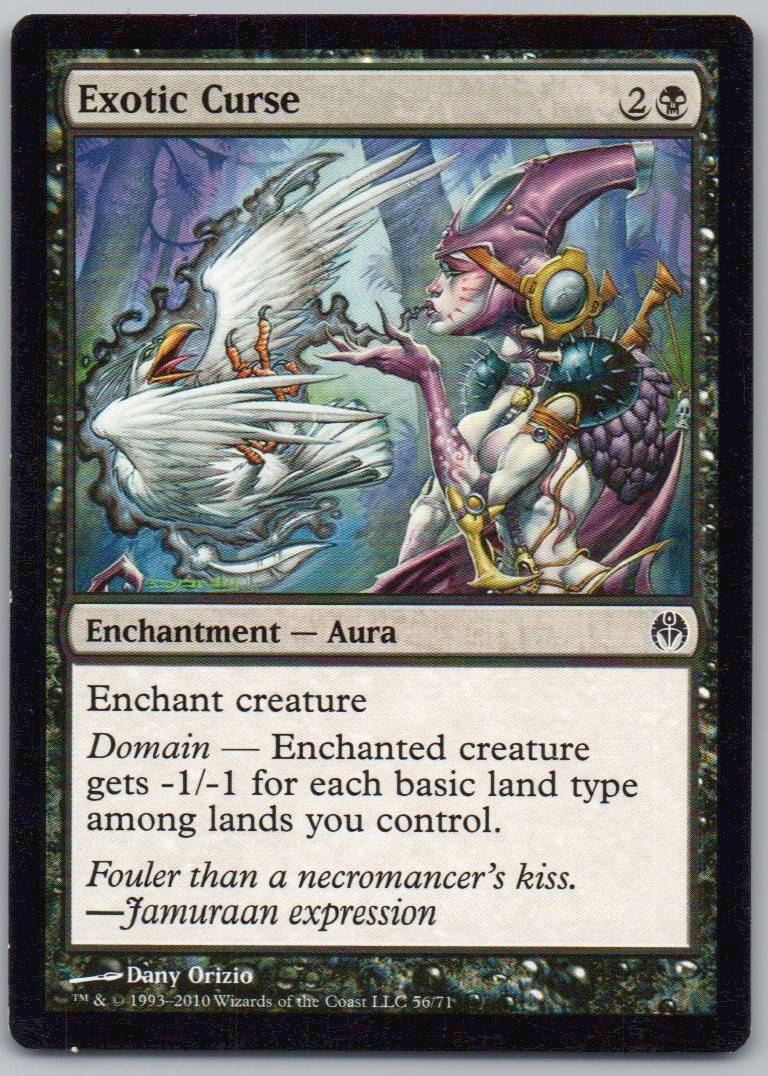 Exotic Curse 56 Normal Enchantment Card - Duel Decks: Phyrexia vs. the Coalition