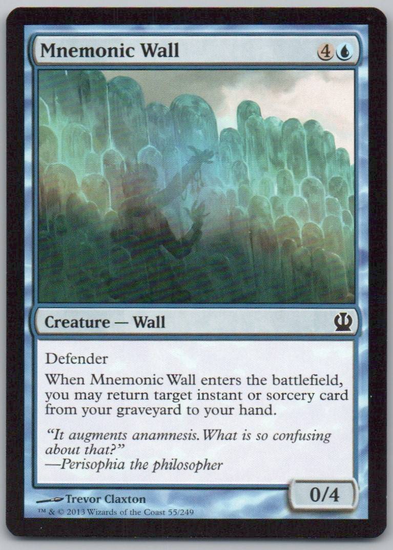 Mnemonic Wall 55 Normal Creature Card - Theros
