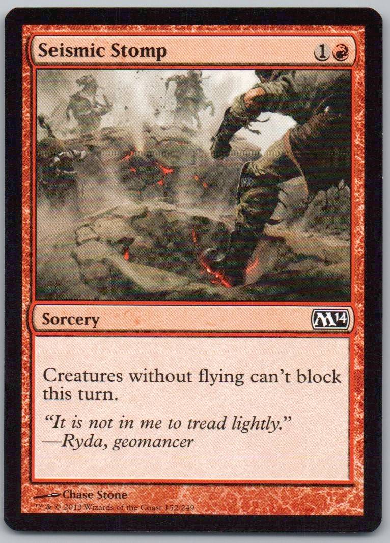 Seismic Stomp 152 Normal Sorcery Card - Magic 2014