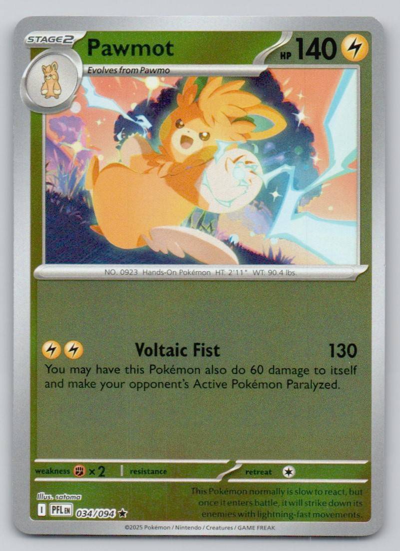 Pawmot 034 REV Card - Phantasmal Flames