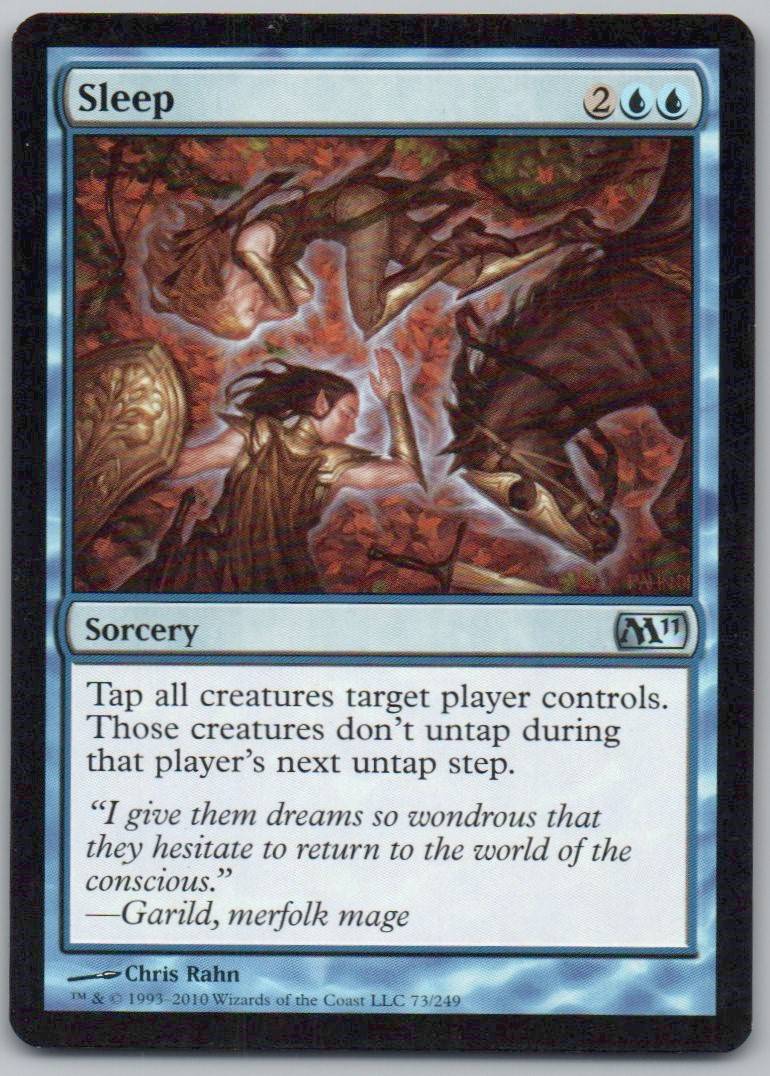 Sleep 73 Normal Sorcery Card - Magic 2011