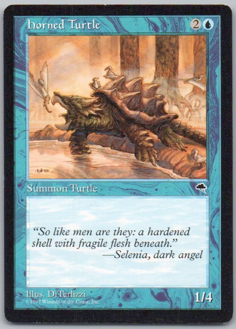 Horned Turtle 67 Normal Creature Card - Tempest