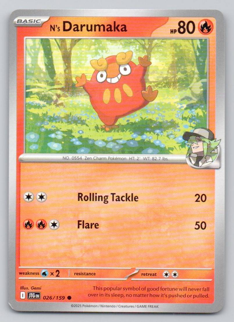 N's Darumaka 026 NOR Card - Journey Together