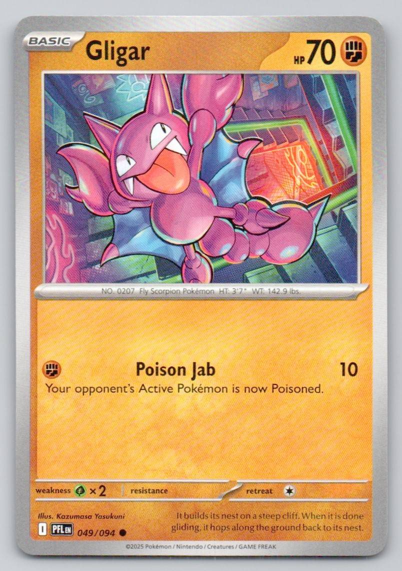 Gligar 049 NOR Card - Phantasmal Flames