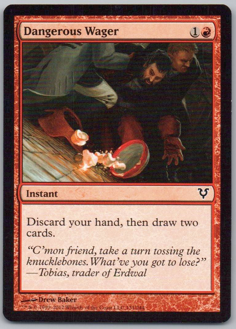 Dangerous Wager 131 Normal Instant Card - Avacyn Restored