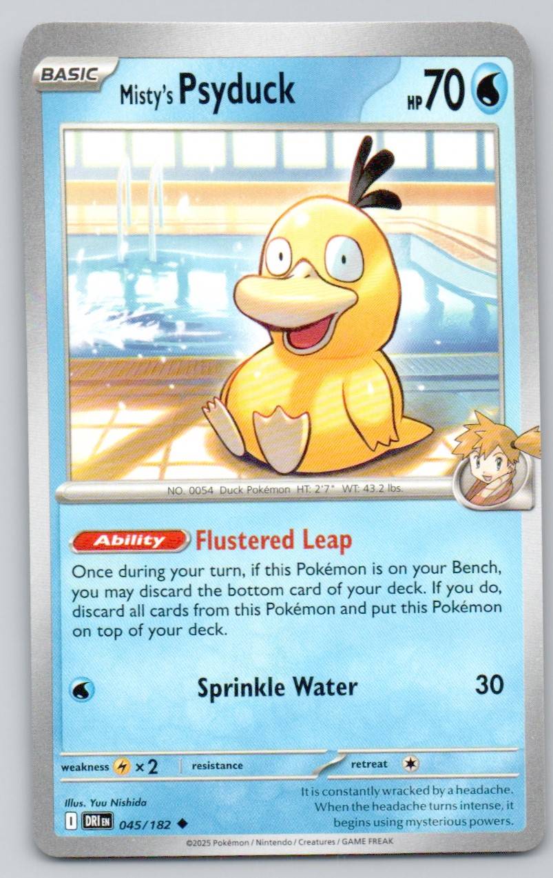 Misty's Psyduck 045 NOR Card - Destined Rivals