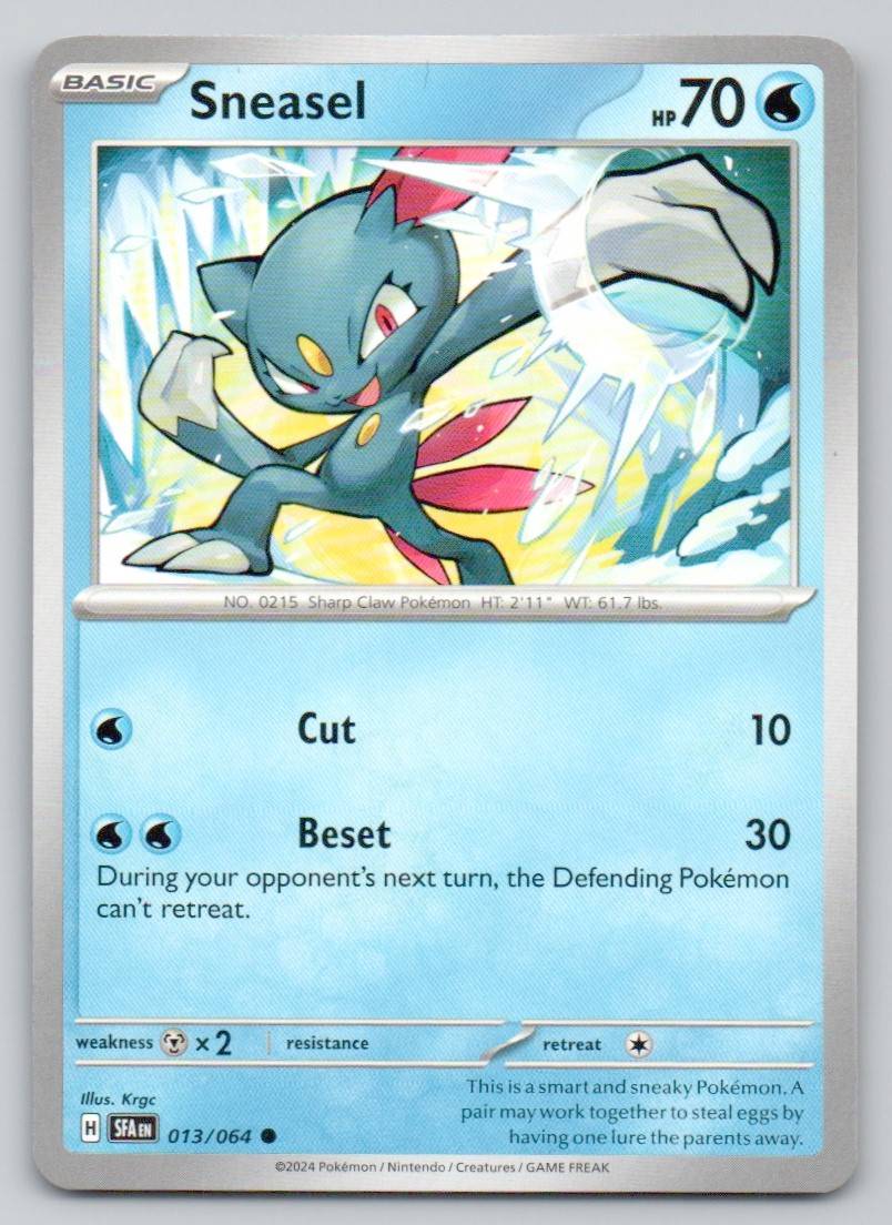 Sneasel 013 NOR Card - Shrouded Fable