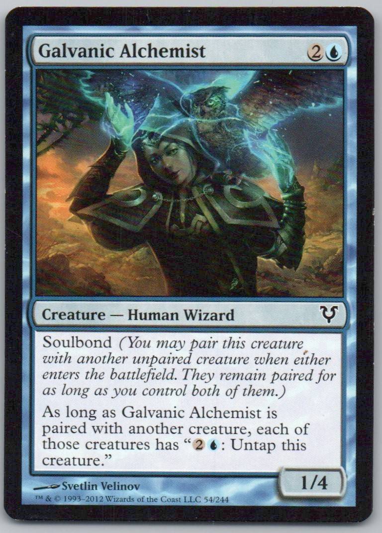 Galvanic Alchemist 54 Normal Creature Card - Avacyn Restored