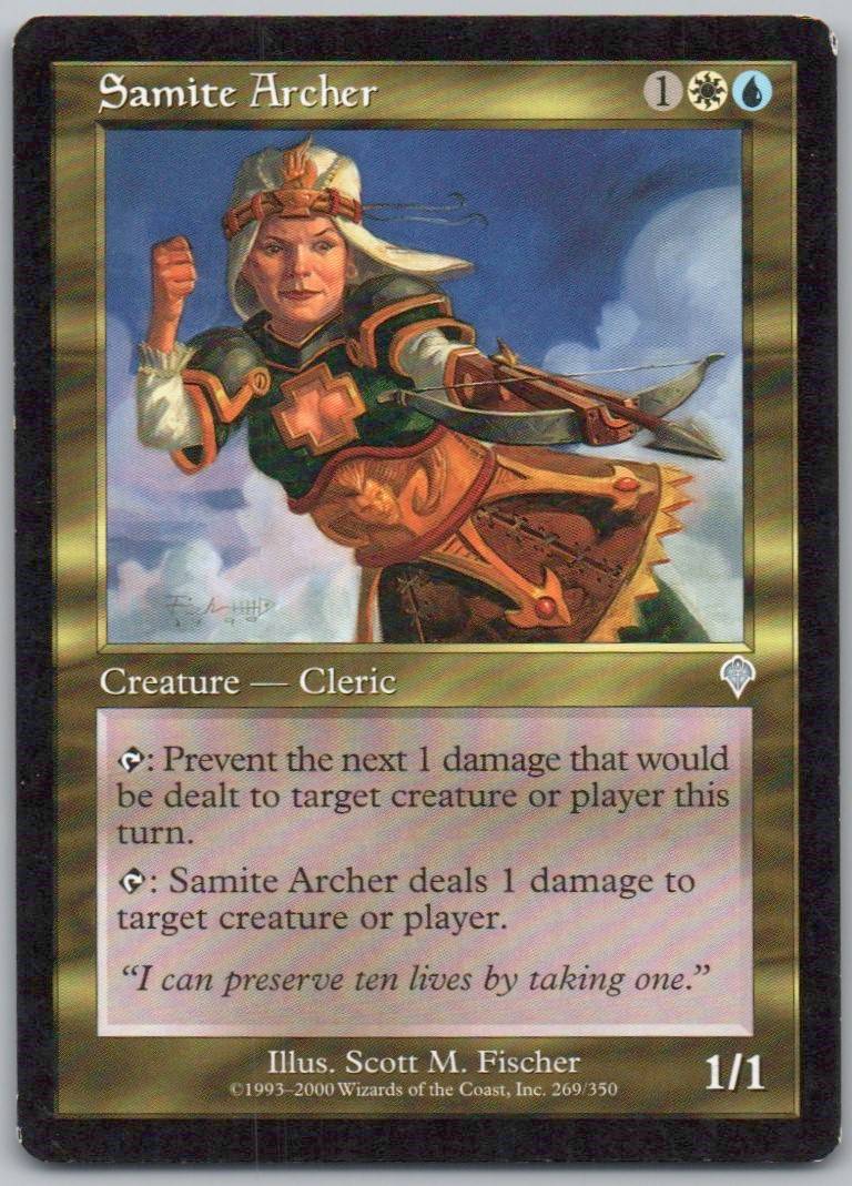 Samite Archer 269 Normal Creature Card - Invasion