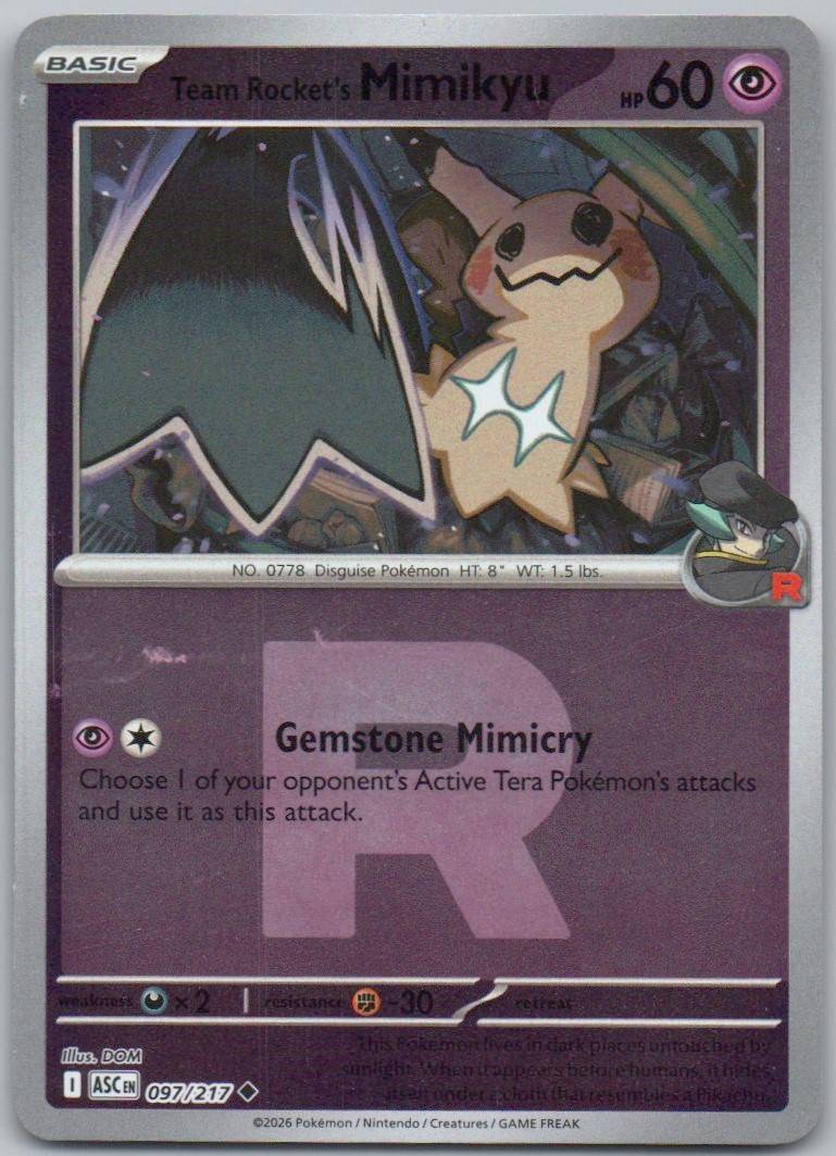 97 - Team Rocket's Mimikyu (Team Rocket)