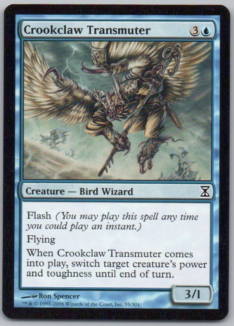 Crookclaw Transmuter 55 Normal Creature Card - Time Spiral