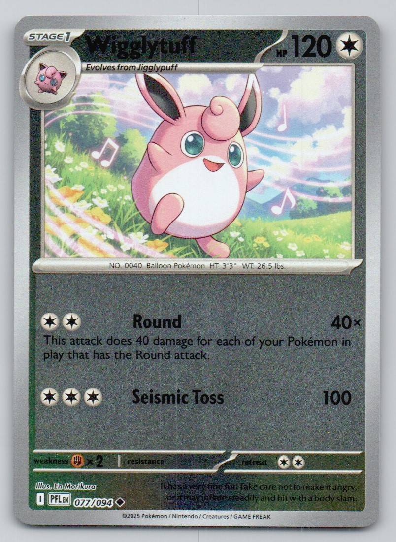 Wigglytuff 077 REV Card - Phantasmal Flames