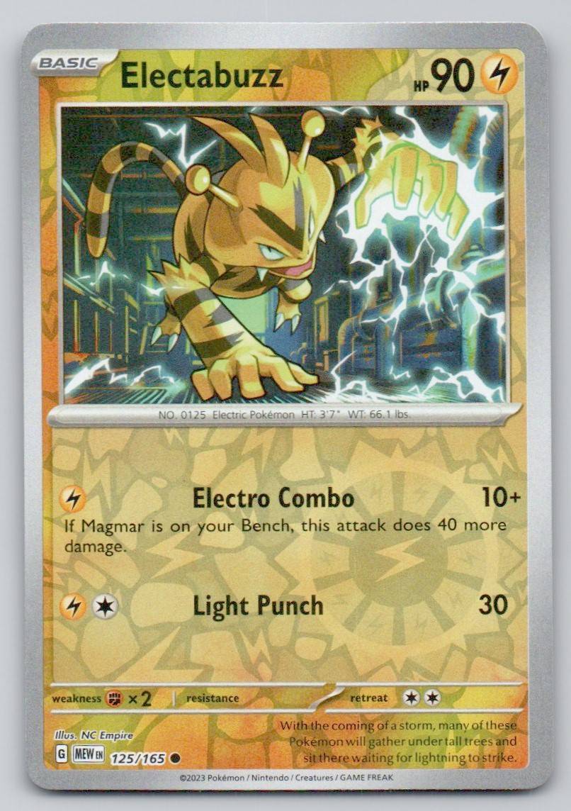 Electabuzz 125 REV Card - 151