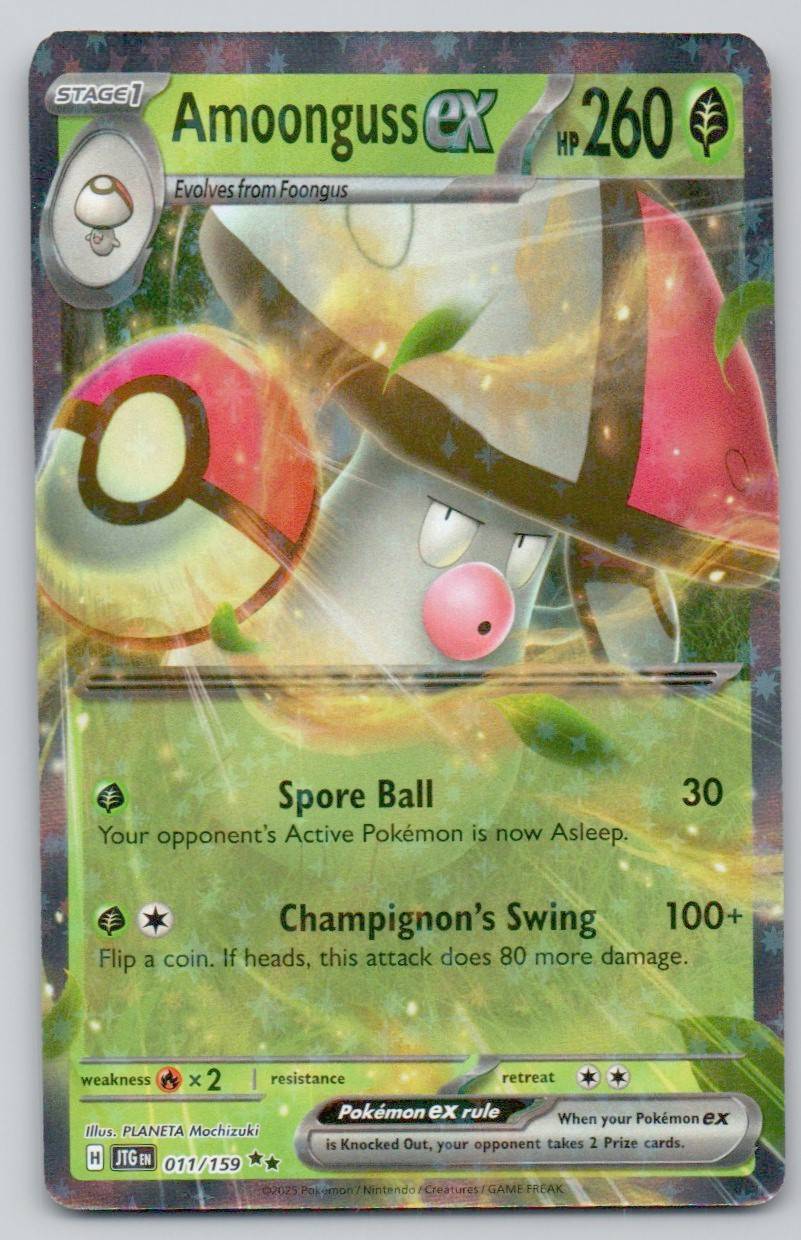 Amoonguss ex 011 NOR Card - Journey Together