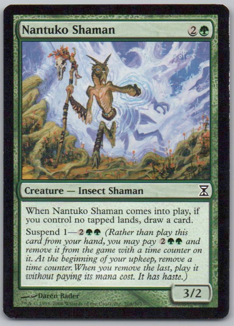 Nantuko Shaman 208 Normal Creature Card - Time Spiral