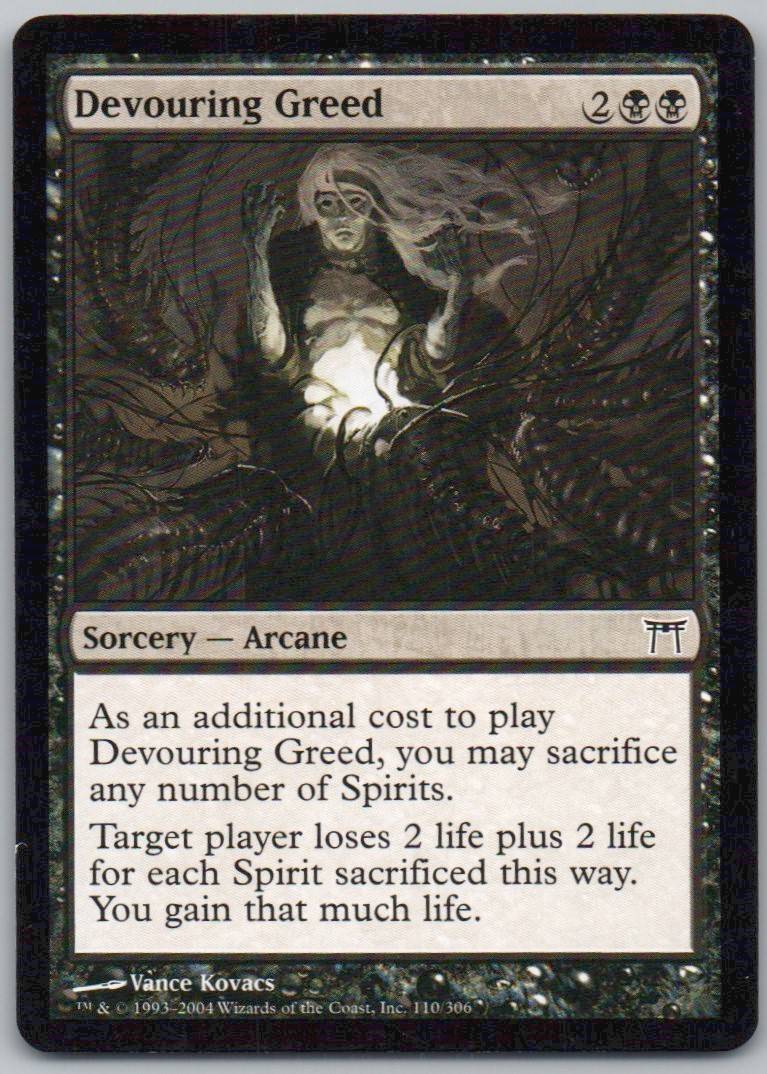 Devouring Greed 110 Normal Sorcery Card - Champions of Kamigawa