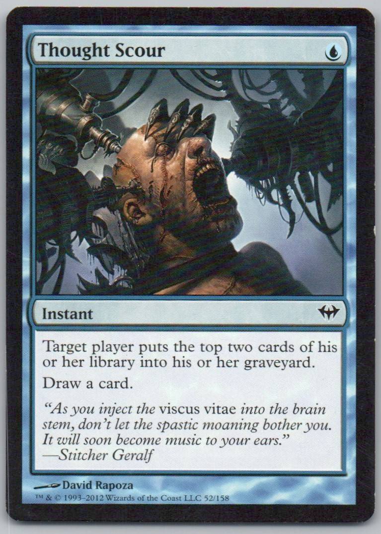 Thought Scour 52 Normal Instant Card - Dark Ascension
