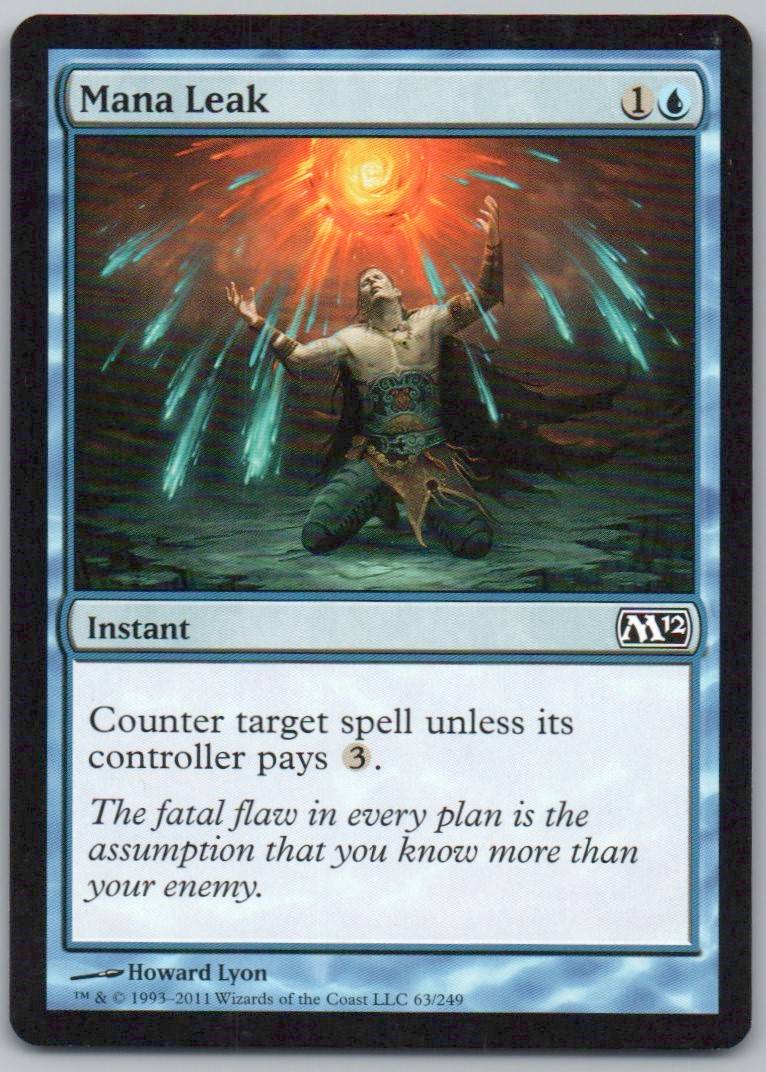 Mana Leak 63 Normal Instant Card - Magic 2012