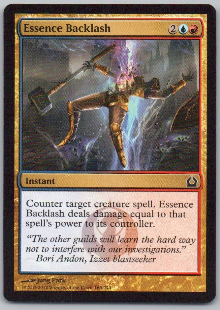 Essence Backlash 160 Normal Instant Card - Return to Ravnica