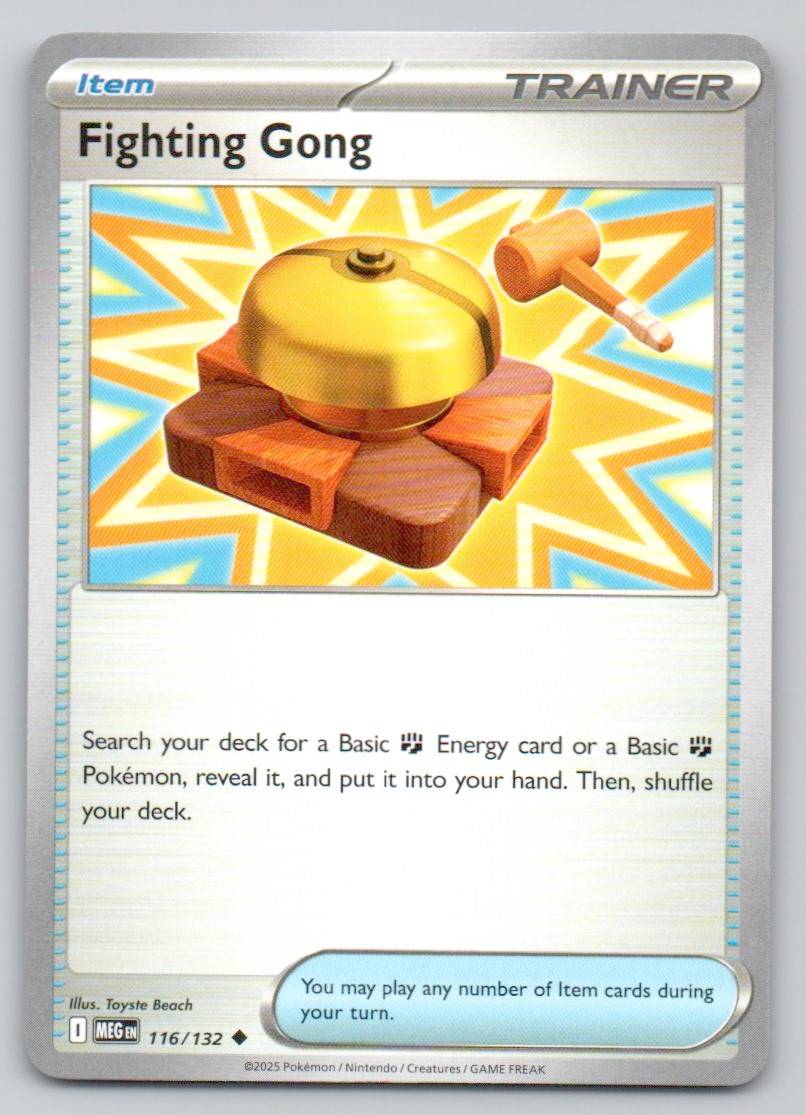 Fighting Gong 116 NOR Card - Mega Evolution