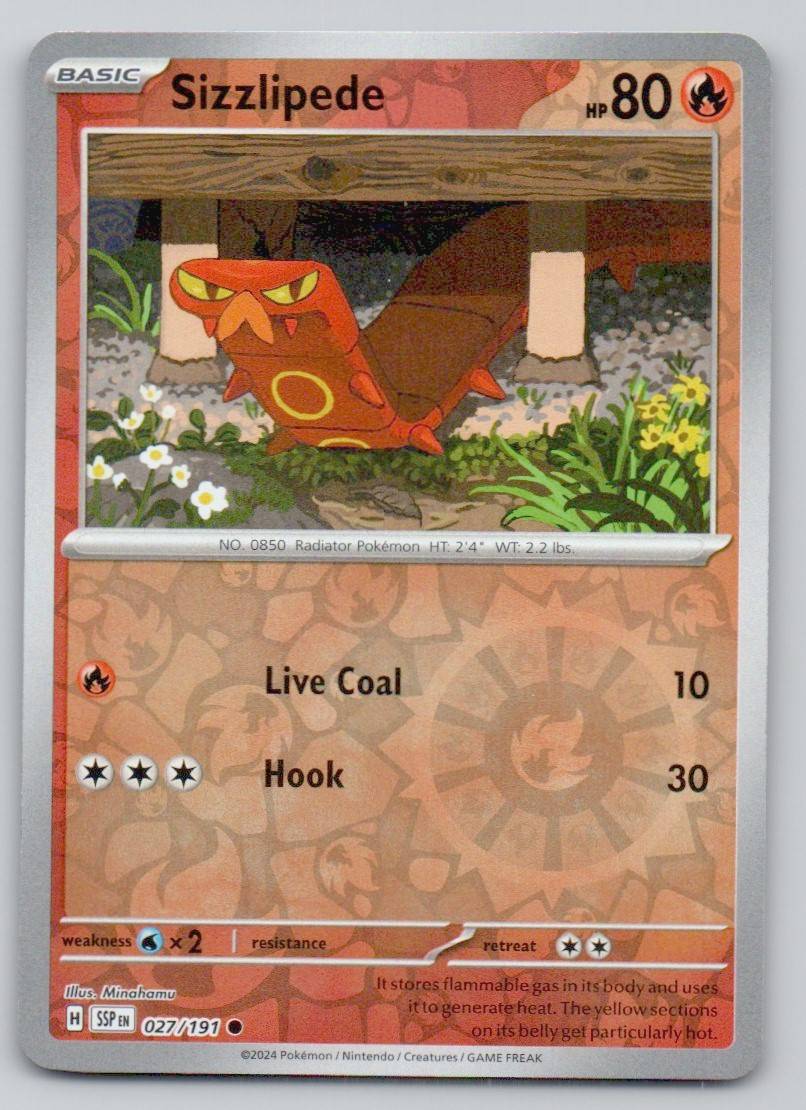Sizzlipede 027 REV Card - Surging Sparks