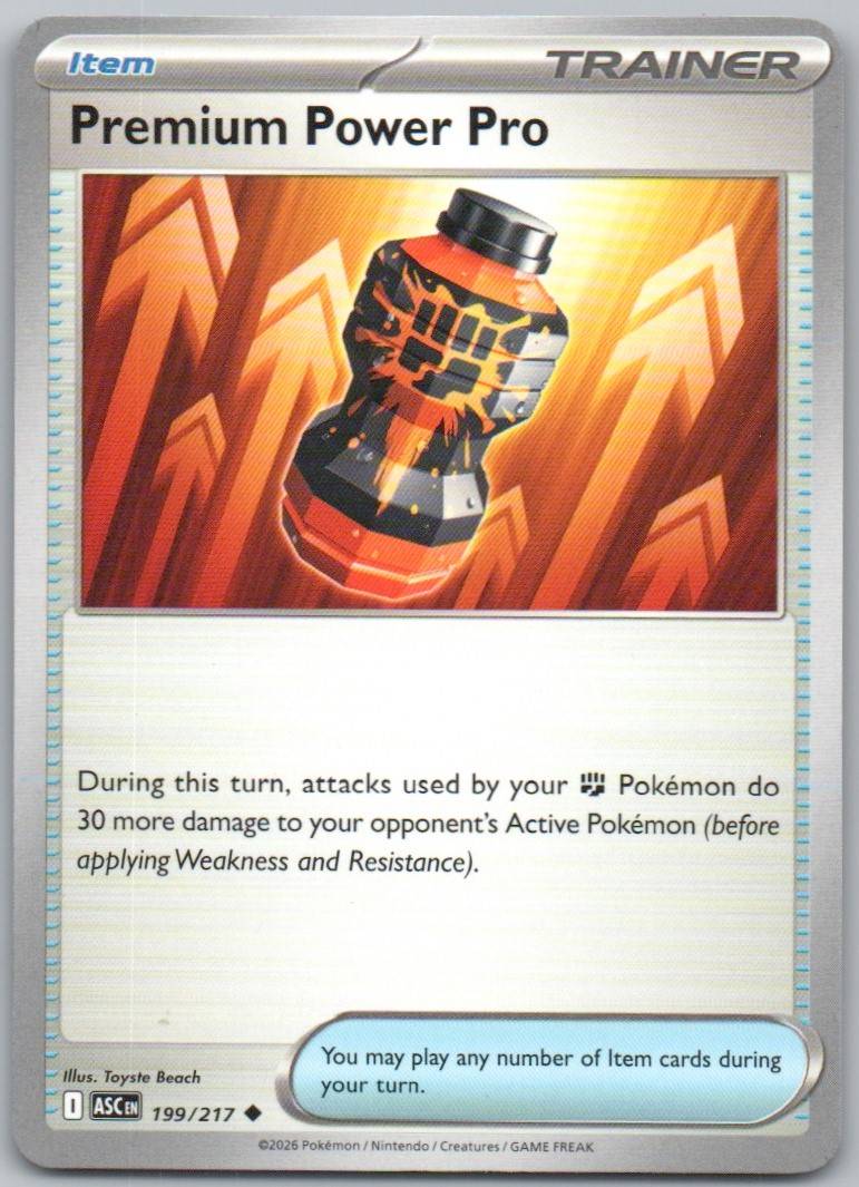 Premium Power Pro 199 Normal Trainer Card - Ascended Heroes