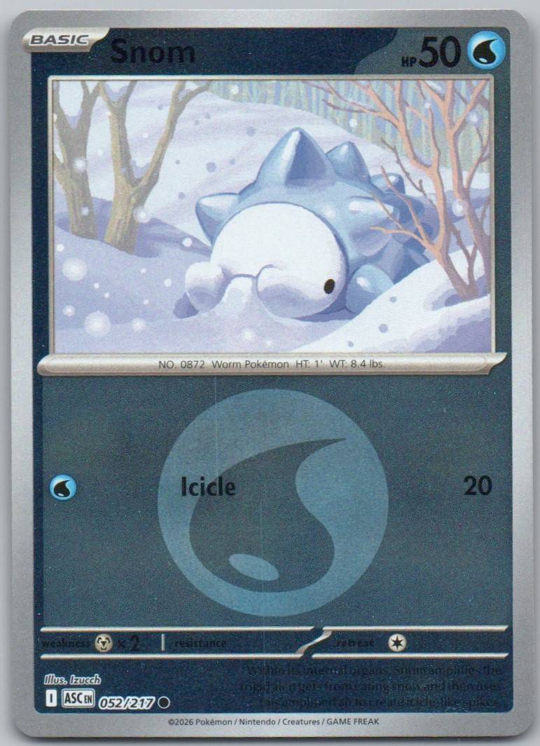 Snom 052 Energy Holo Water Card - Ascended Heroes