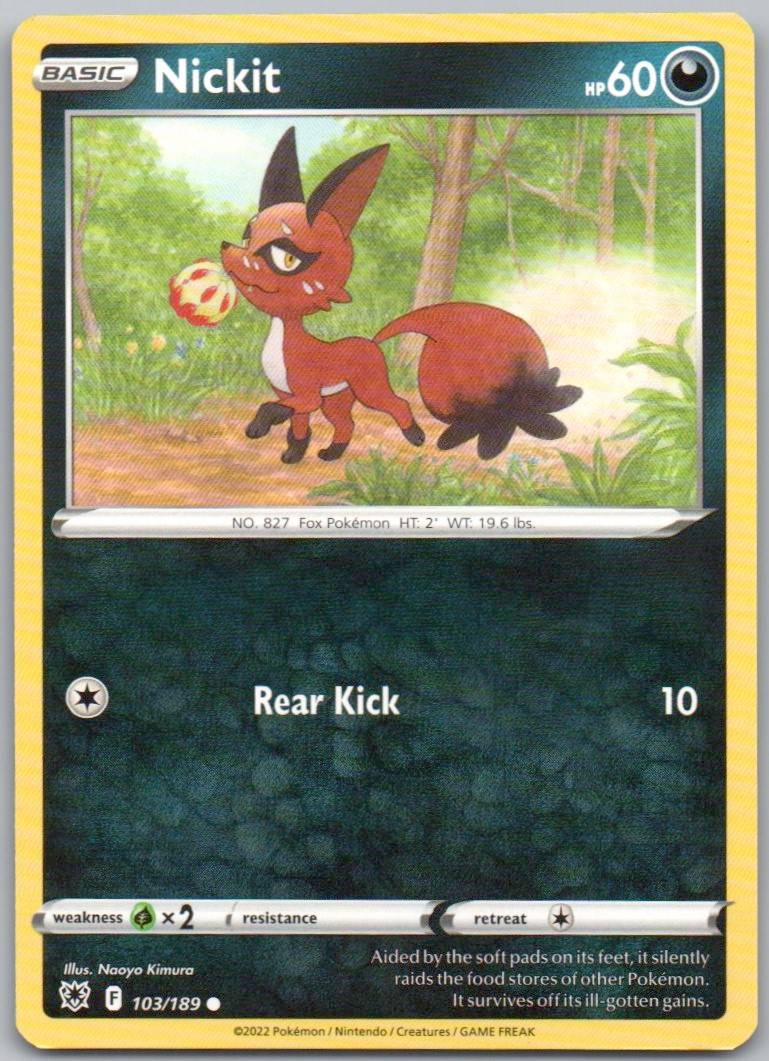 Nickit 103 Normal Darkness Card - Astral Radiance