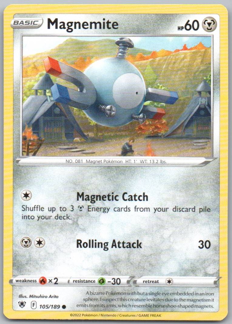 Magnemite 105 Normal Steel Card - Astral Radiance