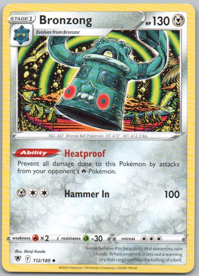 Bronzong 112 Normal Steel Card - Astral Radiance