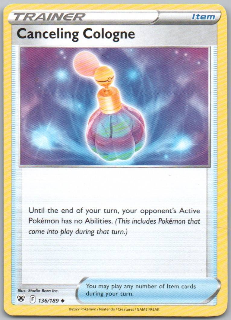 Canceling Cologne 136 Normal Trainer Card - Astral Radiance