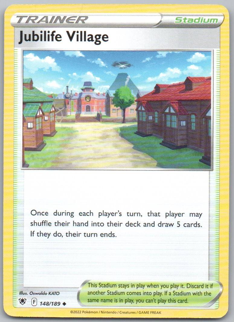 Jubilife Village 148 Normal Trainer Card - Astral Radiance