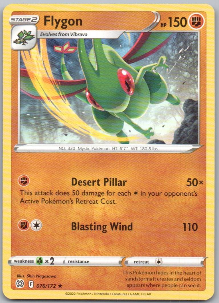 Flygon 076 Normal Fighting Card - Brilliant Stars