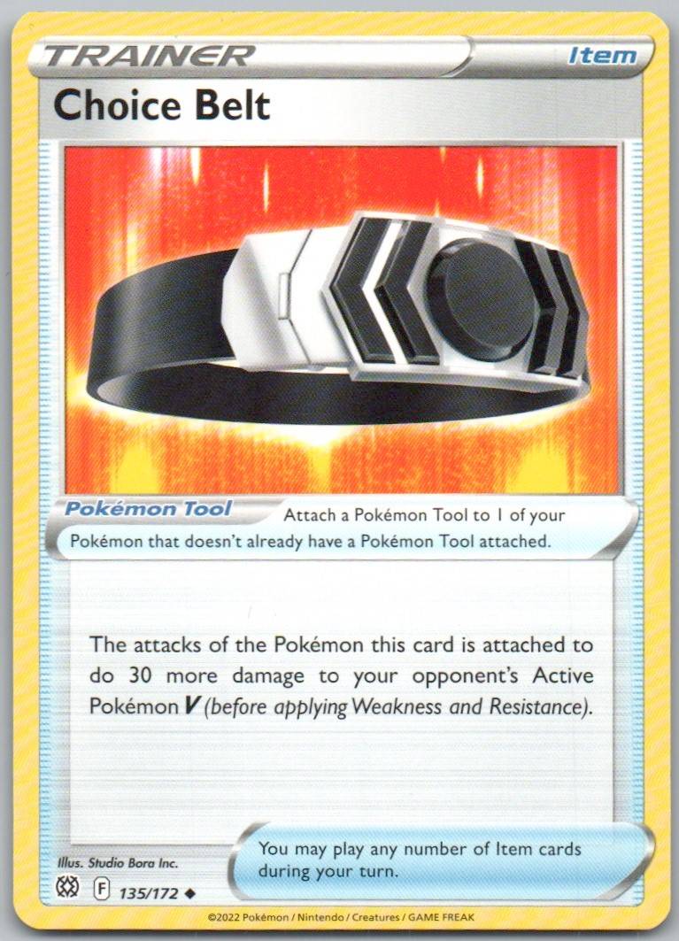Choice Belt 135 Normal Trainer Card - Brilliant Stars
