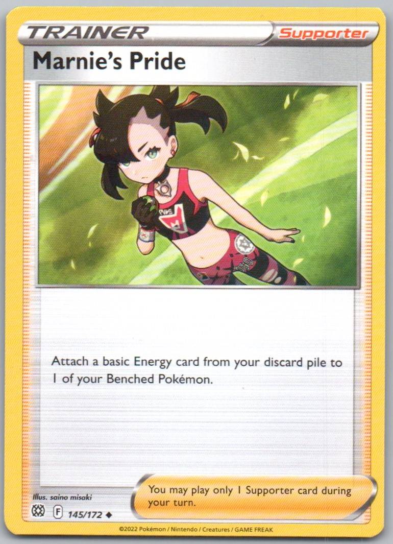 Marnie's Pride 145 Normal Trainer Card - Brilliant Stars