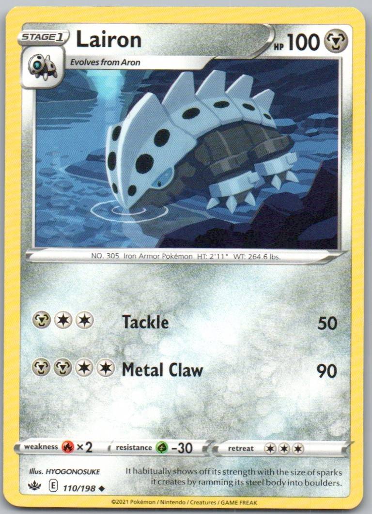Lairon 110 Normal Steel Card - Chilling Reign
