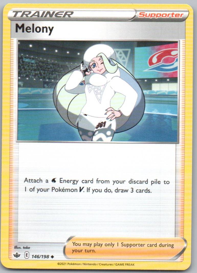 Melony 146 Normal Trainer Card - Chilling Reign
