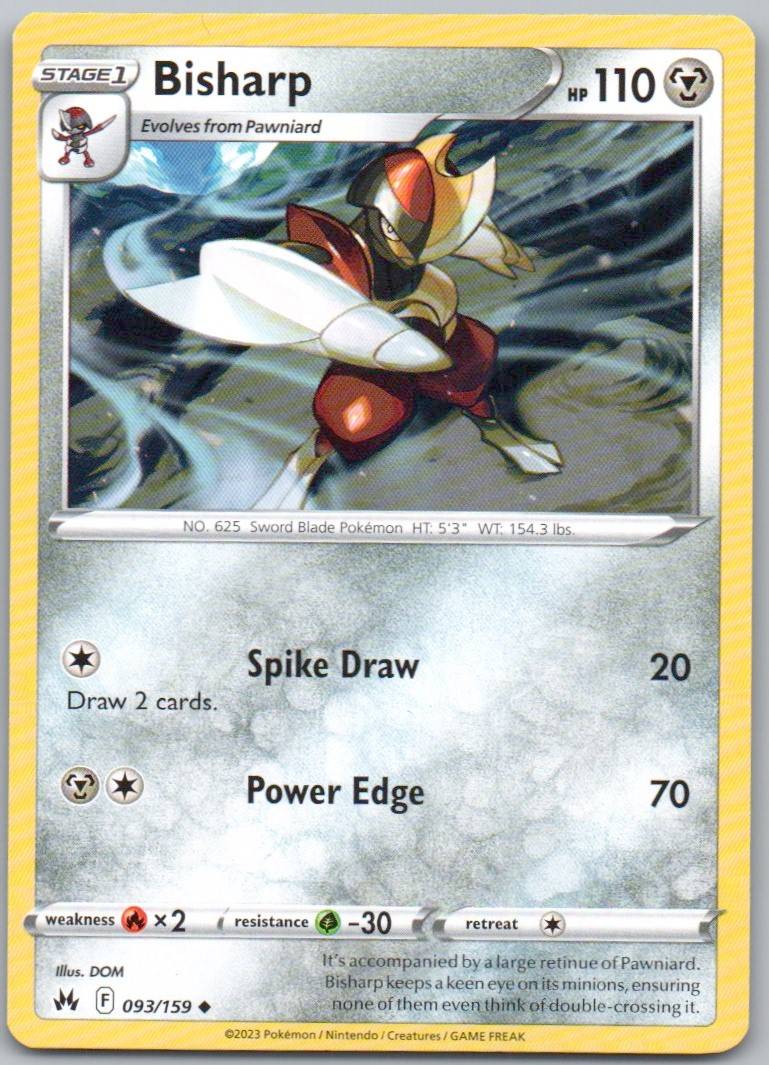 Bisharp 093 Normal Steel Card - Crown Zenith