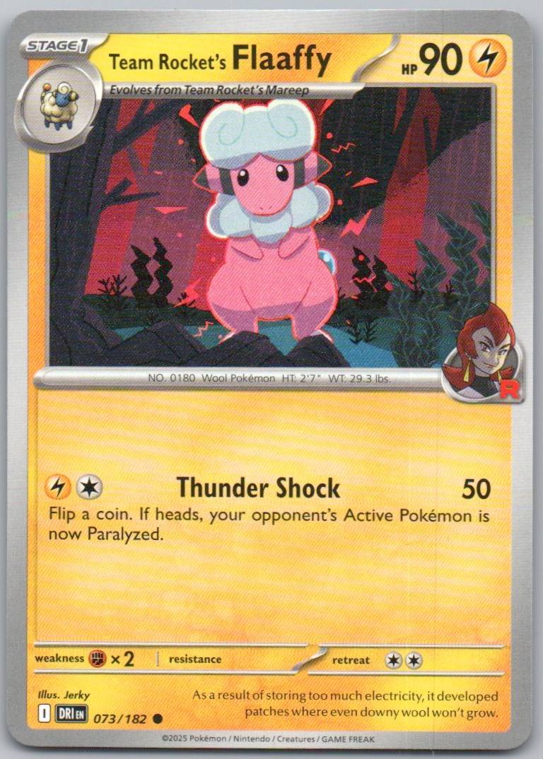 Team Rocket's Wobbuffet 082 Reverse Holo Psychic Card - Destined Rivals