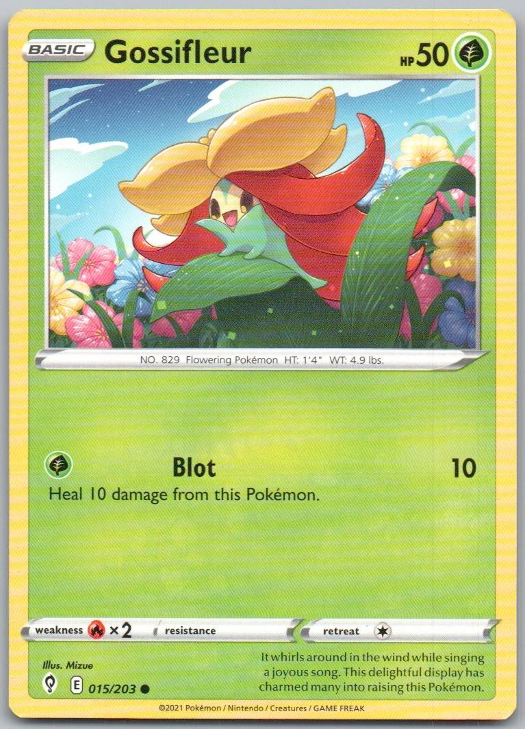 Gossifleur 015 Normal Grass Card - Evolving Skies