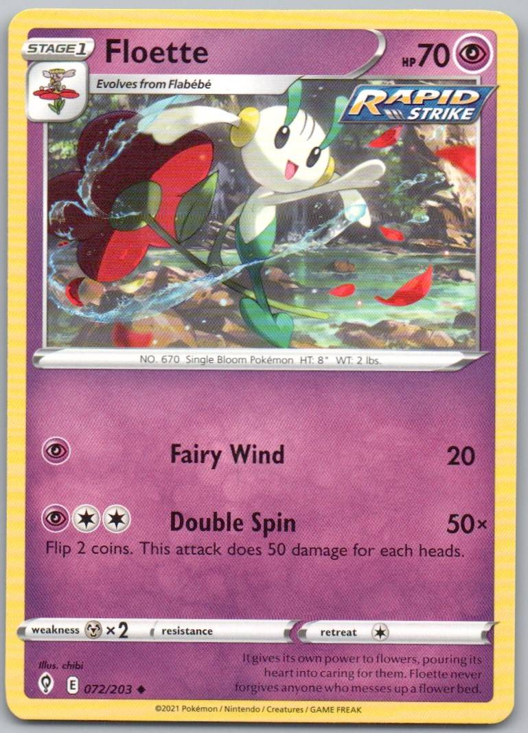 Floette 072 Normal Psychic Card - Evolving Skies