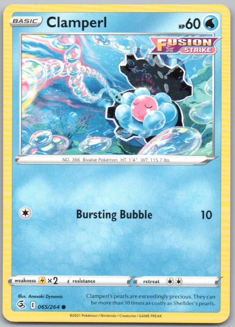 Clamperl 065 Normal Water Card - Fusion Strike