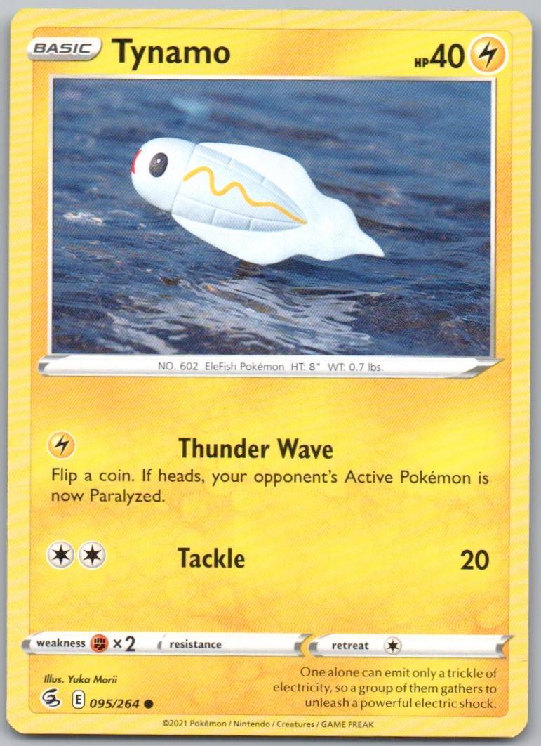 Tynamo 095 Normal Lightning Card - Fusion Strike
