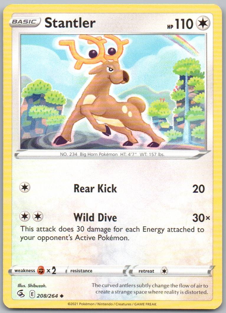Stantler 208 Normal Colorless Card - Fusion Strike