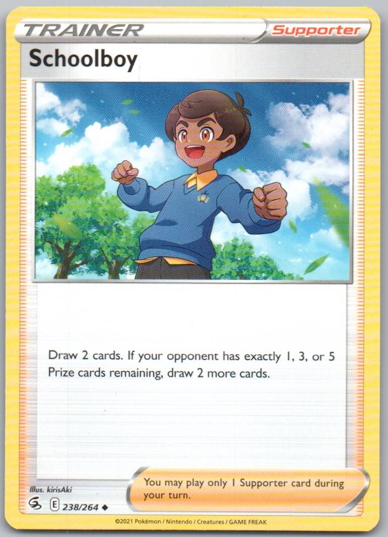 Schoolboy 238 Normal Trainer Card - Fusion Strike