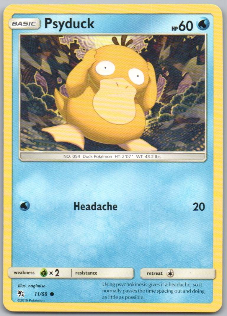 Psyduck 011 Normal Water Card - Hidden Fates