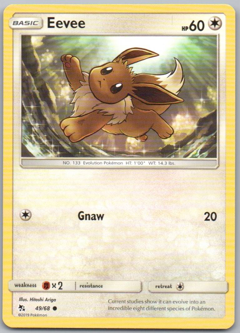 Eevee 049 Normal Colorless Card - Hidden Fates
